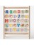 Montessori Ahşap Alfabe Abaküs / 3+ Yaş / Renkli Harfler, Şekiller ve Görseller / Eğitici, Öğretici ve Güvenli Çocuk Oyuncağı 1