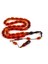 Ateş Kehribar Fırınlı Imame Kapsül Kesim 8x13 mm Tesbih -Amber Rengi 3