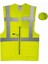 UW-220 Reflektörlü Cepli Mühendis Ikaz Yeleği Fosfor Sarı 1
