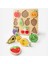 Montessori Ahşap Meyve Şekilli 3D Puzzle / Eğitici ve Öğretici Yapboz / El-Göz Koordinasyonu ve Zeka Gelişimi Oyunu 2