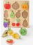 Montessori Ahşap Meyve Şekilli 3D Puzzle / Eğitici ve Öğretici Yapboz / El-Göz Koordinasyonu ve Zeka Gelişimi Oyunu 4