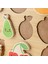 Montessori Ahşap Meyve Şekilli 3D Puzzle / Eğitici ve Öğretici Yapboz / El-Göz Koordinasyonu ve Zeka Gelişimi Oyunu 5