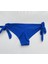 Mavi Kalın Ip Bağcıklı Brezilya Kesim Bikini Altı 5