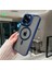 Apple iPhone 11 Lacivert Krom Magsafe Telefon Kılıfı 2