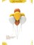 Güneş Temalı Balon Seti - 12" Pastel Sarı, Karamel ve Beyaz Karışık Balon - 50 Adet 1