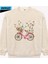 Butterfly Ride Oversize Sweatshirt Bej 3
