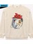 Tom & Jerry Oversized Sweatshirt – Bitmeyen Kovalamaca Başlasın! Bej 1