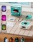 Waves Nostalji Plak Görünümlü Bluetooth Hoparlör 3D Ses Dalgası Retro Müzik Plak Gece Lambası 2