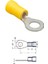 KU-6 KABLO UCU İZOLELİ (SARI) (4-6 MM KABLO UYUMLU) ( DELİK ÇAPI:5 MM) 1