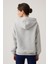 Gri Melanj Geniş Kalıp Kapüşonlu Sweatshirt Hooded Sweat 2