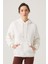 Ekru Geniş Kalıp Kapüşonlu Sweatshirt Hooded Sweat 1