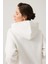 Ekru Geniş Kalıp Kapüşonlu Sweatshirt Hooded Sweat 2
