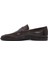Erkek Kahverengi Deri Casual Loafer 25SFD6025FT 2