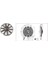24V Fan Motoru Üfleyici Aksiyel 11 " (Dış Çap 310 Mm) 1
