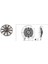 24V Fan Motoru Üfleyici Aksiyel 10 " (Dış Çap 287 Mm) 1