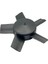 FAN-KLİMA-HAVALANDIRMA PERVANESİ 5 KANAT (ÇAP:220 BOY:55 MİL ÇAPI:8 MM) 1