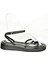 U342962709 Siyah Yapay Çiçek Aksesuarlı Kadın Sandalet 5