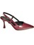 U480441108 Bordo Rugan İnce Topuklu Kadın Abiye Ayakkabı 5