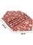 Kuş Desenli Otantik Desen Runner, 6'lı Özel Dikişli Kumaş Peçete Set 3