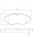 Ön Balata Fişsiz Vw/mb Crafter 2.5 Tdı 06 -Sprınter 6.06 -1698 2E0698151 - A0044208320 - WVA29192 1