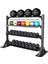 MILETOS-R40HKW 508 kg Hex Dambıl-Kettlebell-Wallball-Raf Set 1