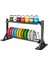 MILETOS-R20BK 268 kg Bumper Plaka-Kettlebell-Raf Set 1