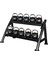 Priene KR210140B 140 kg Kettlebell-Raf Set 1