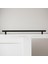 Çubuk 10 Adet Siyah Metal Kulp (256 mm-25.6 cm) Mobilya Mutfak Çekmece Dolabı Kulpları 4