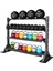 MILETOS-R40KHW 424 kg Hex Dambıl-Kettlebell-Wallball-Raf Set 1