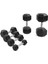 MILETOS-R40KHW 424 kg Hex Dambıl-Kettlebell-Wallball-Raf Set 4