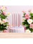 Rose Gold Ince Uzun Mum 6 Adet 16 cm 1