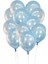 Gemar 15 Adet Balon Metalik Light Mavi Renk 2