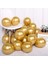 Gemar 15 Adet Balon Metalik Gold Altın Renk 1