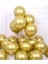 Gemar 15 Adet Balon Metalik Gold Altın Renk 3