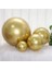 Gemar 15 Adet Balon Metalik Gold Altın Renk 4