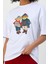 %100 Pamuk Sevgili Konseptli Teddy Baskılı T-Shirt 2