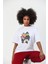 %100 Pamuk Sevgili Konseptli Teddy Baskılı T-Shirt 3