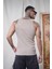 Slim Fit Kaşkorseli Esnek Düz Erkek Sporcu Atlet 5