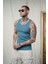 Slim Fit Kaşkorseli Esnek Düz Erkek Sporcu Atlet 2