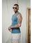 Slim Fit Kaşkorseli Esnek Düz Erkek Sporcu Atlet 4