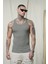 Slim Fit Kaşkorseli Esnek Düz Erkek Sporcu Atlet 1