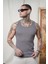 Slim Fit Kaşkorseli Esnek Düz Erkek Sporcu Atlet 3