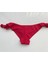 Kırmızı Brezilya Kesim Kalın Ip Bağlamalı Bikini Altı 5