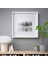 Sannahed 50 x 50 cm Beyaz Çiçek Eşya Konabilen Derin Kutu Çerçeve Ahşap Fotoğraf Resim Çerçevesi 3