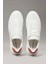Logolu Beyaz Kadın Sneaker 4