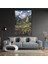 Kanvas Tablo Hd Dijital Baskı Karlı Dağlardaki Ev Salon Tablosu Modern Tablo 2