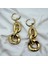 Zincir Model Gold Kararmaz Küpe 2