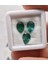 4.41 Ct 9.5x6.5 To 8.8x6.2 mm 3pcs Lot Pear Natural Emerald 1