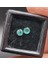 0.70 Ct 4.5 mm 2pcs Lot Round Natural Emerald 1