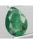 1.29 Ct 8.3x6 mm Pear Green Emerald Gemstone, Zambia 1
